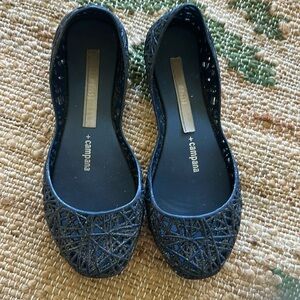 Mini Melissa size 13 girls navy sparkly